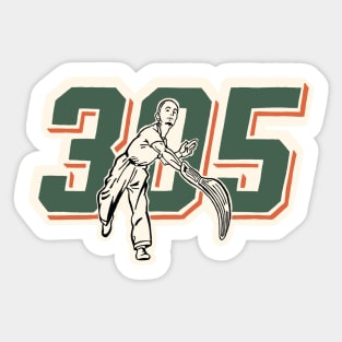 305 Sports Sticker